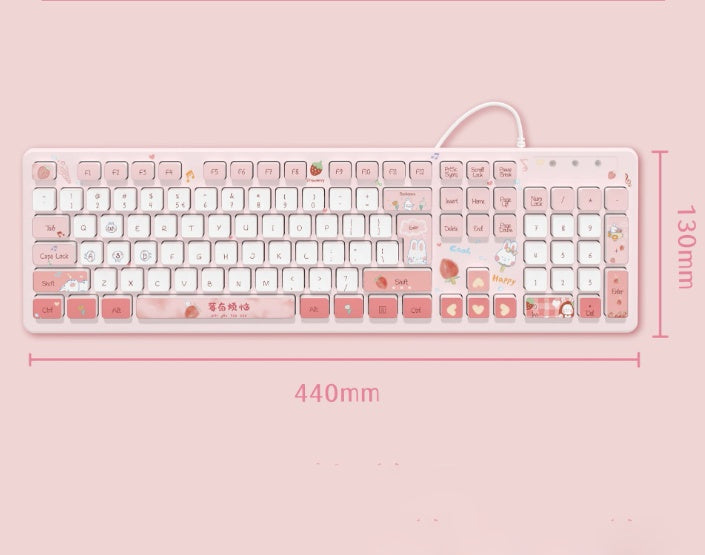 Plastic Wireless Keyboard For Computer