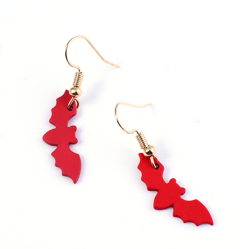 Halloween Accessories Horror Funny Pumpkin Ghost Demon Earrings