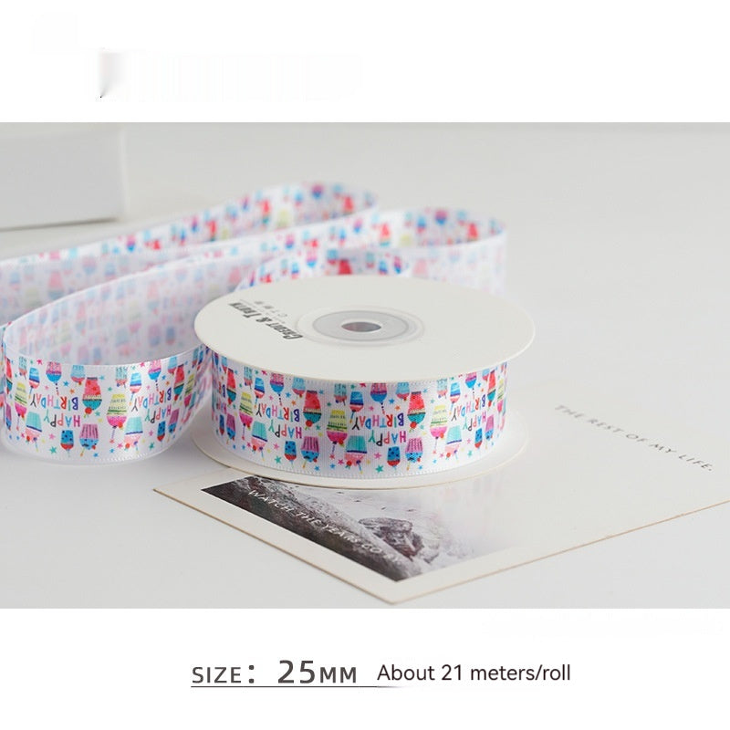 Color Heat Transfer Craft Ribbon Balloon – Cake Decoration, Party DIY, and Gift Wrapping