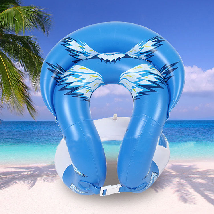 One-piece Swimming Self-taught Baby Thickening Double Airbag Children's Swimming Ring