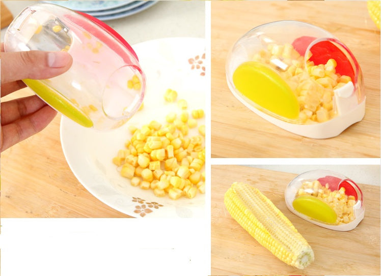 Stainless Steel Corn Peeler – Quick Peel Corn Separator Kitchen Gadget