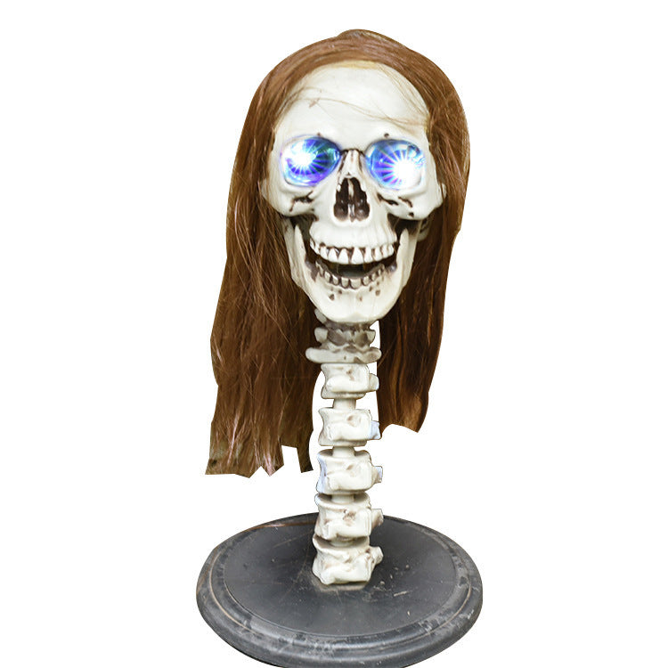 Halloween Props Bar Haunted House Decoration Skull Tomb