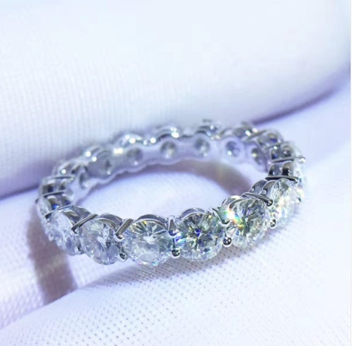 Elegant Alloy Engagement Ring for Women