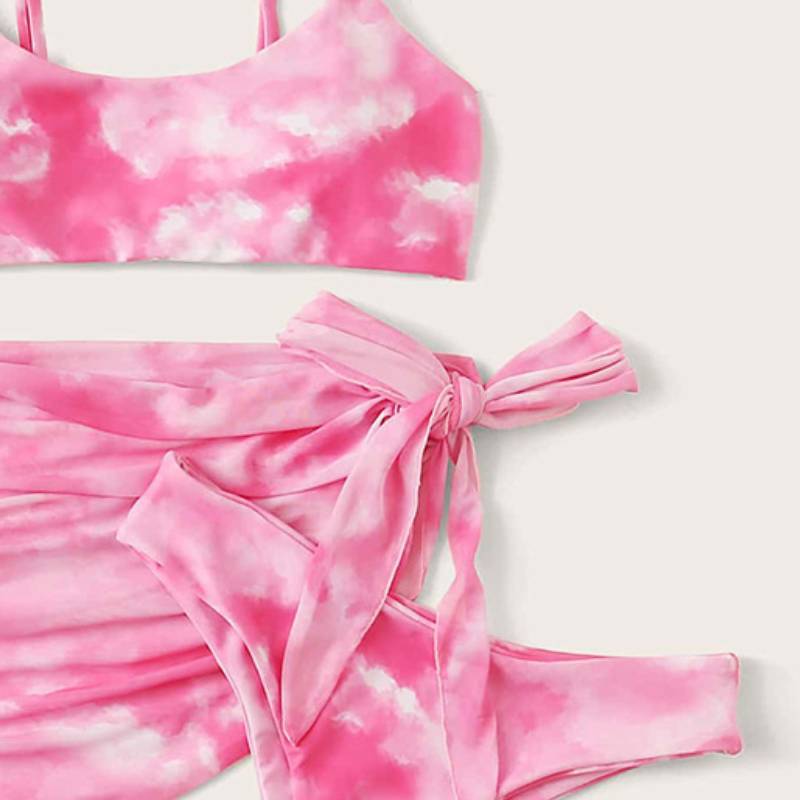 First-Class Women’s Nylon Swimwear Set – Backless, Colorful, Comfortable