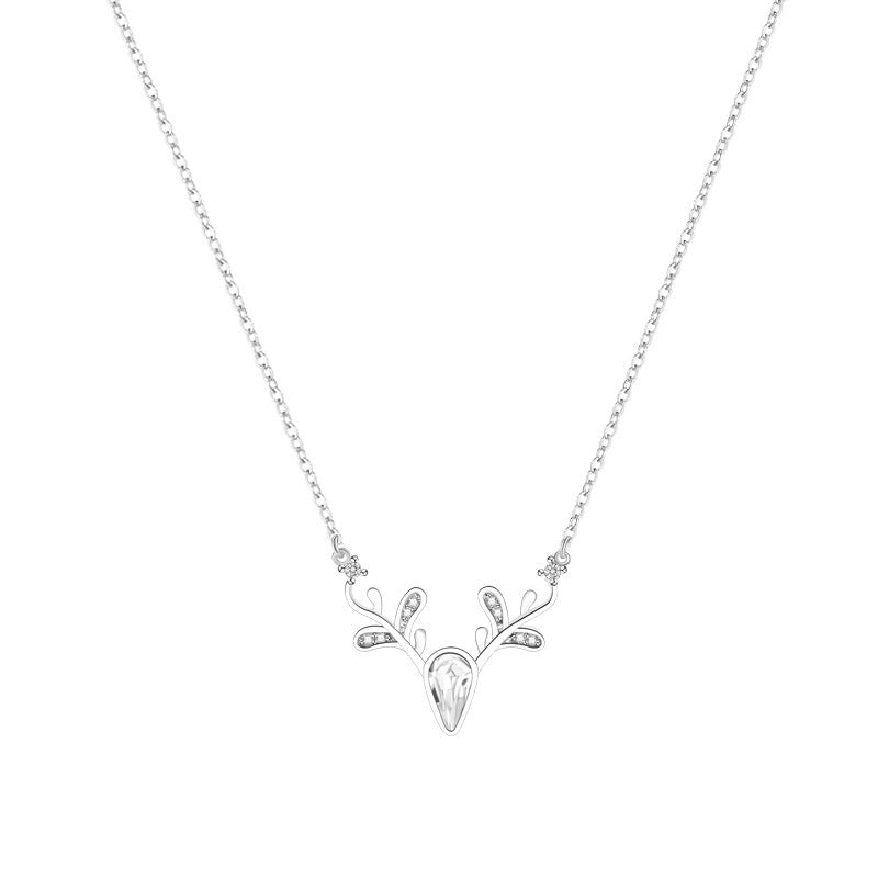 925 Sterling Silver Jewelry Yilu Has You Necklace Female Fashion Trend Pendant Light Luxury Niche Design Sense Ins Clavicle Chain