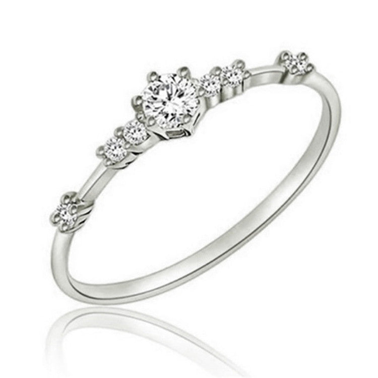 Exquisite Women's Engagement Diamond Ring Jewelry