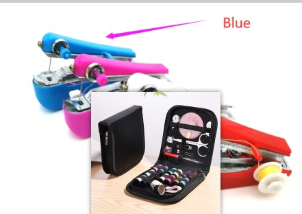 Small Household Hand-Held Portable Manual Sewing Machine – Lightweight DIY Device
