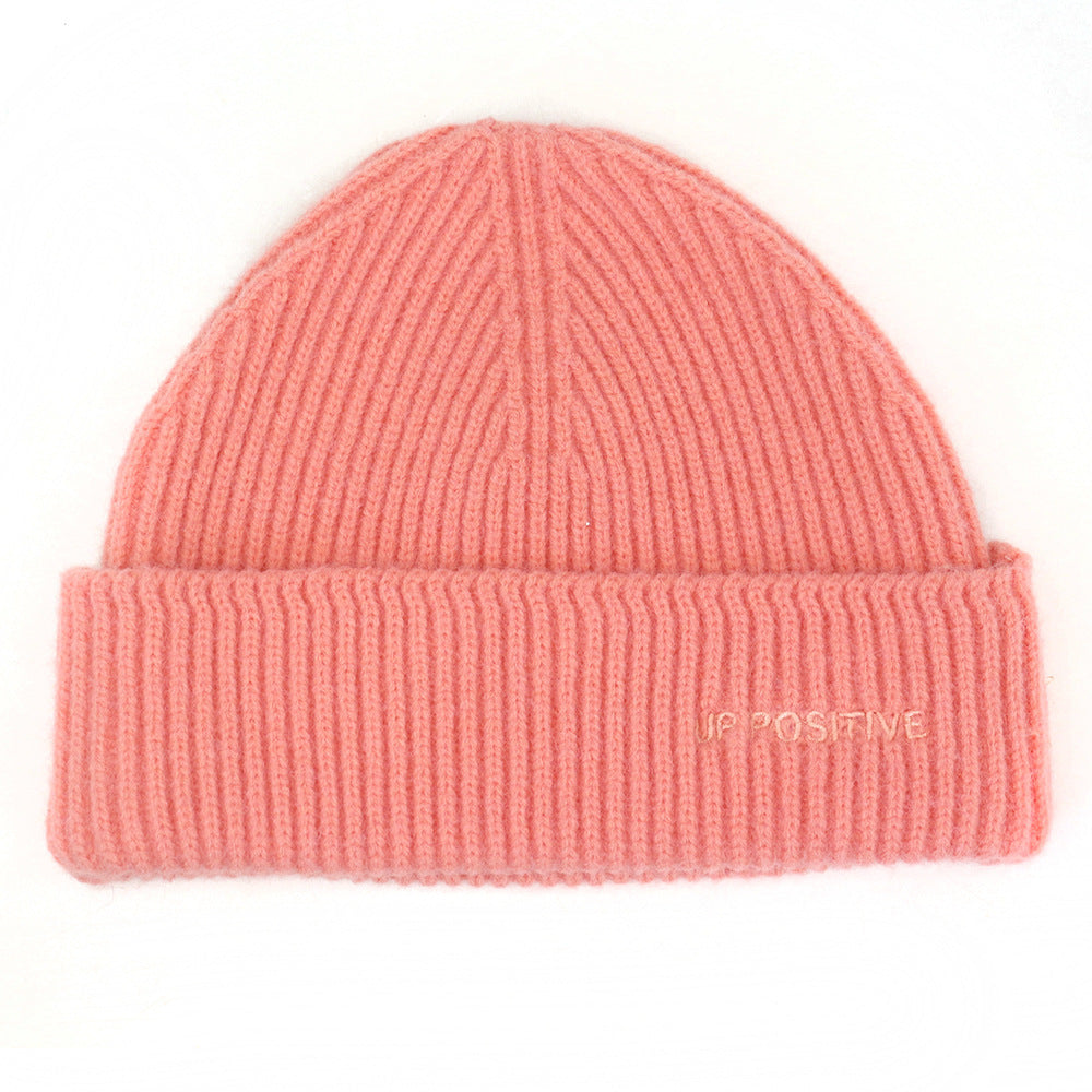 Women's Thick Knitted Woolen Hat To Keep Warm