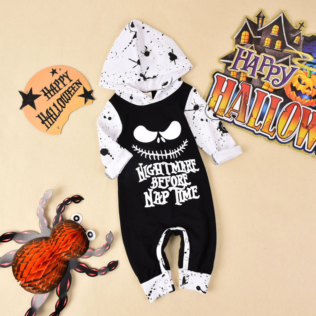 Unisex Hooded Cotton Baby Romper Regular Fit Costume