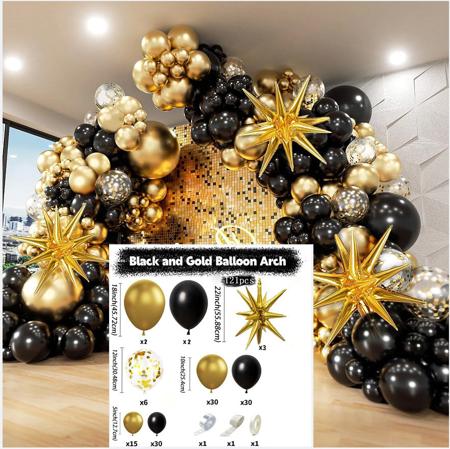 Explosion Star Thickened Balloon Chain Package Birthday Party Graduation Activity Arrangement Balloon