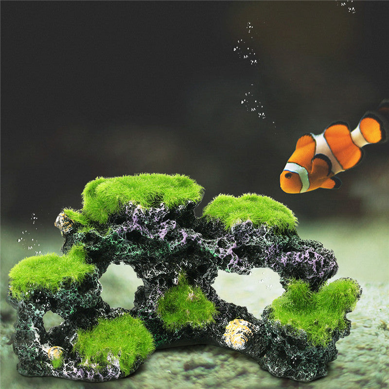 Aquarium Fish Tank Ornaments Simulation Flocking Coral
