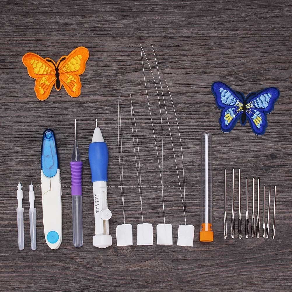 DIY Embroidery Set with 50 Threads – Sewing Kit for Craft Projects