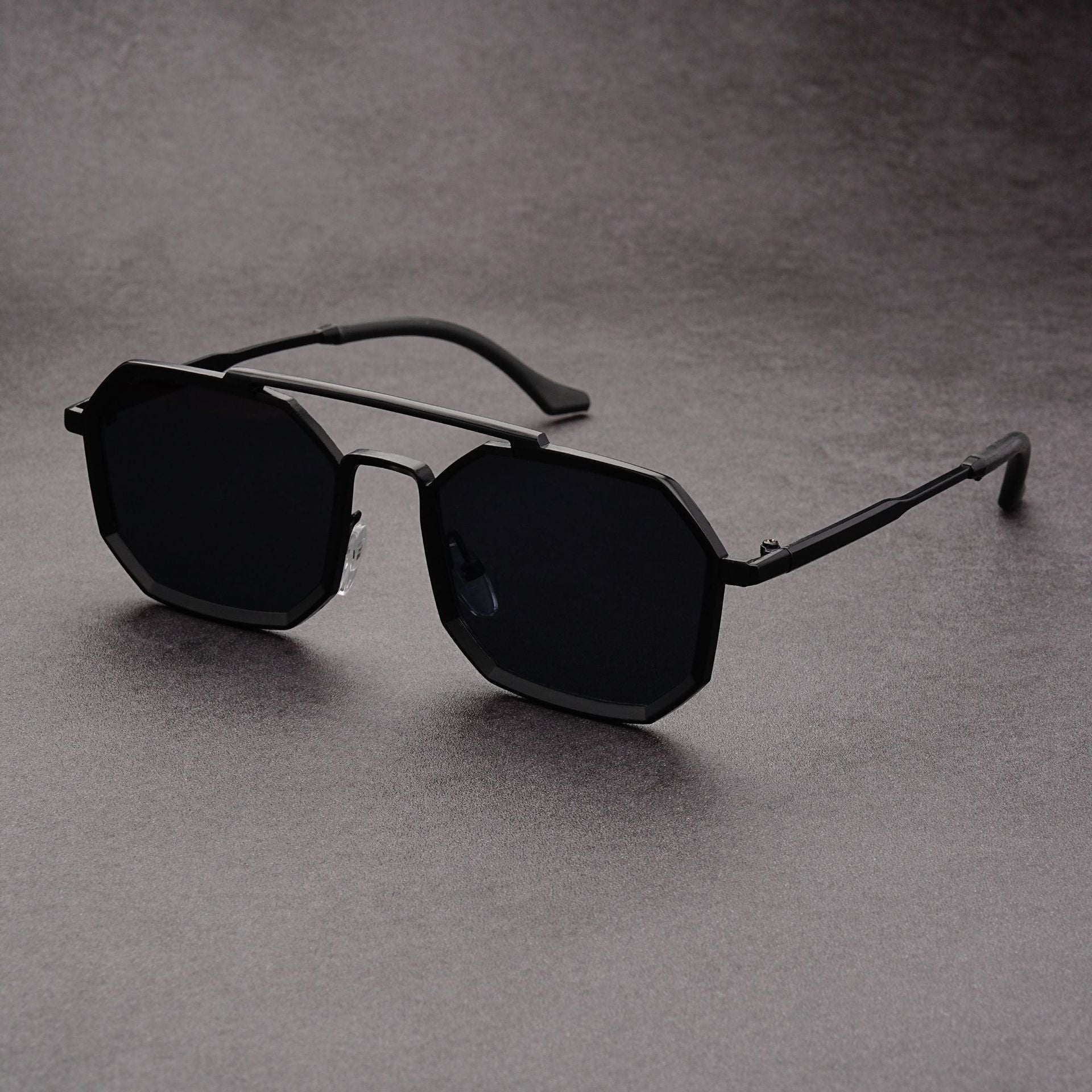European and American Cyberpunk Double Beam Sunglasses