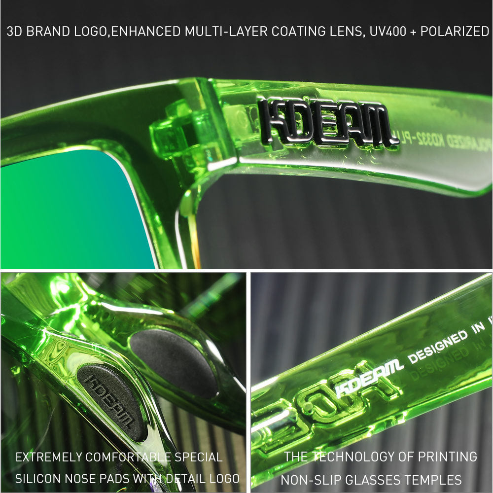 Polarized Square Outdoor Sunshade Sunglasses