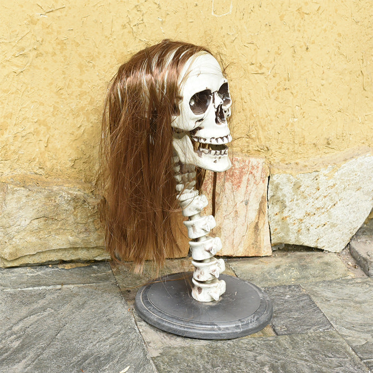 Halloween Props Bar Haunted House Decoration Skull Tomb