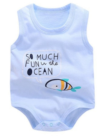 Sleeveless Baby Rompers – Newborn Clothes