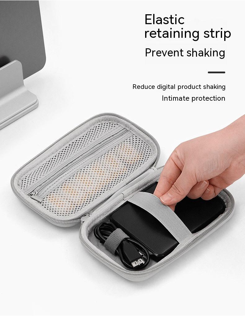 Leather Mobile Hard Disk Digital Storage Bag