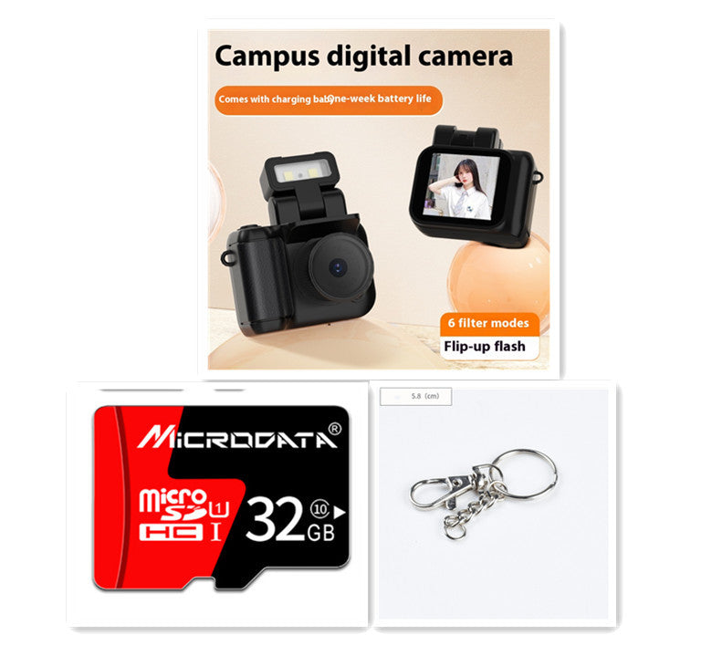 Portable Retro Travel Camera – Compact Point-and-Shoot for Beginners