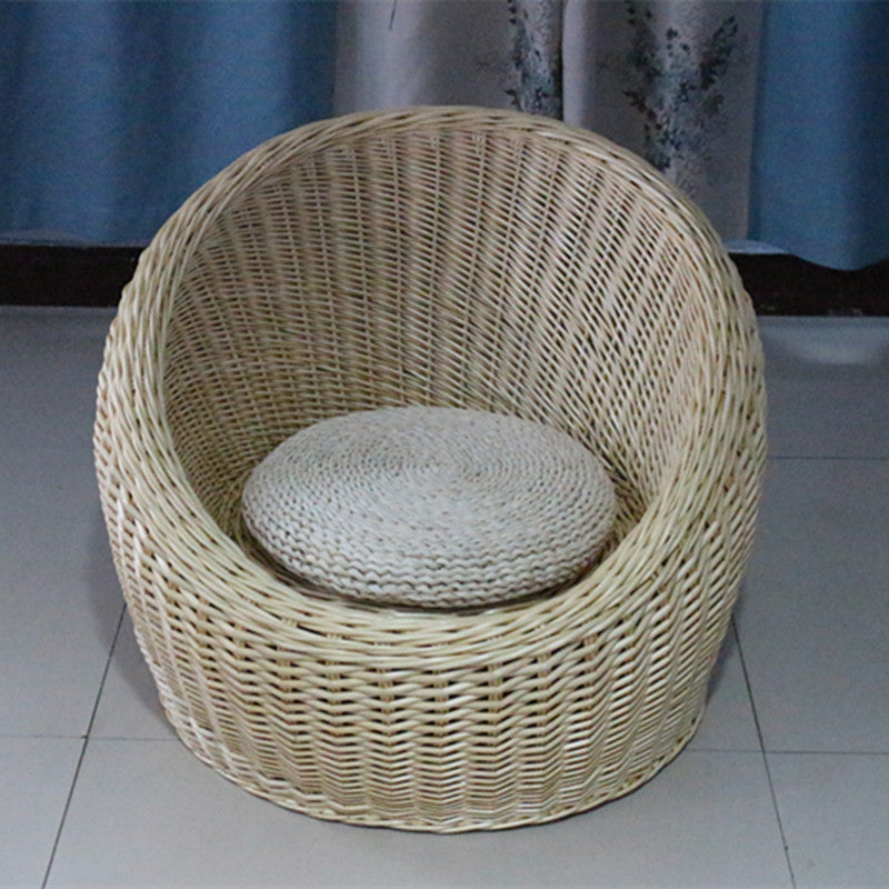 Rattan Wicker Sofa Chair For Living Room Stable Base