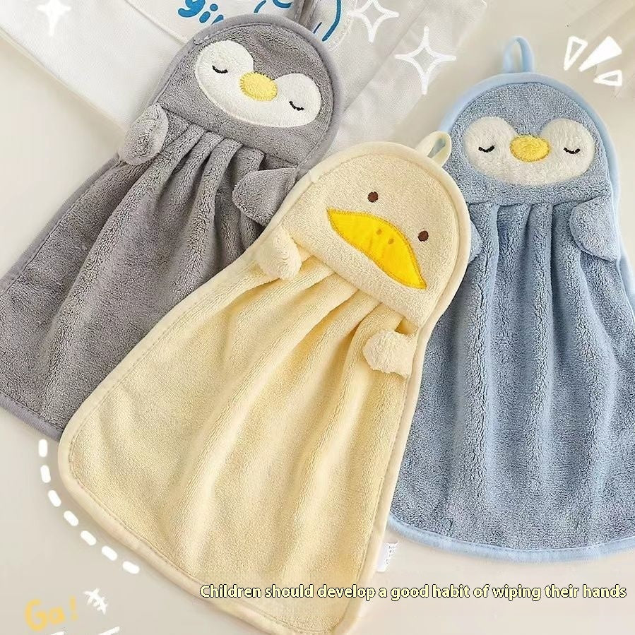 Kitchen Hanging Cute Lint-Free Household Hand Towel