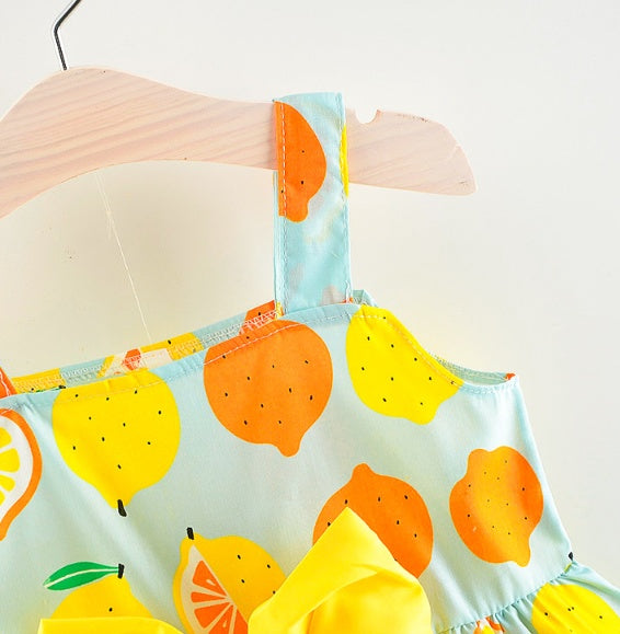 Bow strap dress