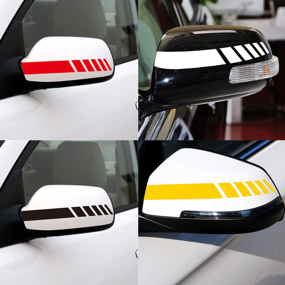 Rearview Mirror Car Sticker – Waterproof Reflective Decal