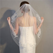 Wedding Dress Accessories Single-layer Lace Applique With Diamond