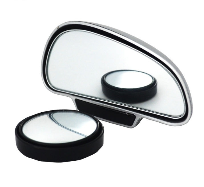Car Rearview Blind Spot Mirror – 360° Adjustable Auxiliary Mirror