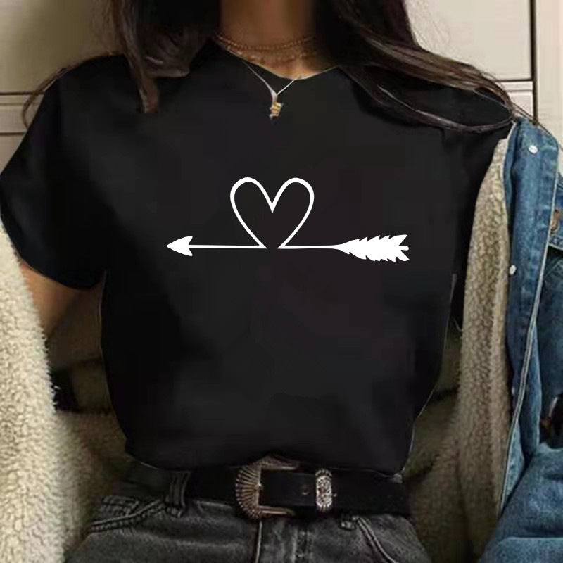 Women's Cotton Relaxed Fit Butterfly Print T Shirt