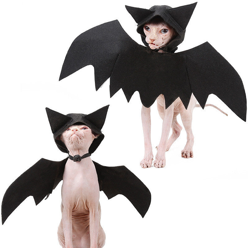 Halloween Pet Bat Wings – Funny Dog and Cat Costume Accessory