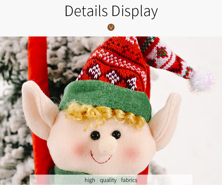 Christmas Decorative Creative Elf Curtain Buckle