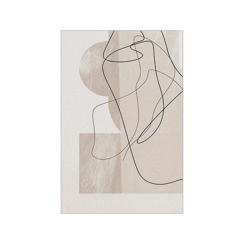 Chemical Fiber Canvas Wall Art PS Frame For Living Room