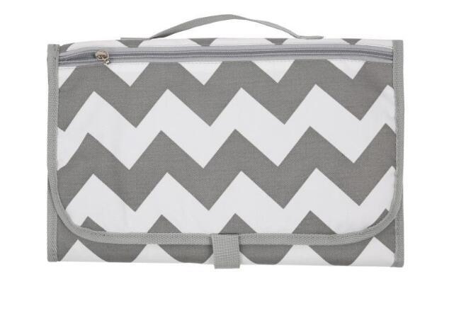 Baby Portable Foldable Waterproof Diaper Changing Mat – Travel Play Mat with Storage Bag