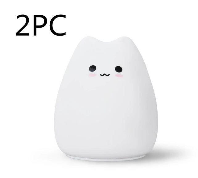 Silicone Night Light For Kids With Touch Sensor Glow