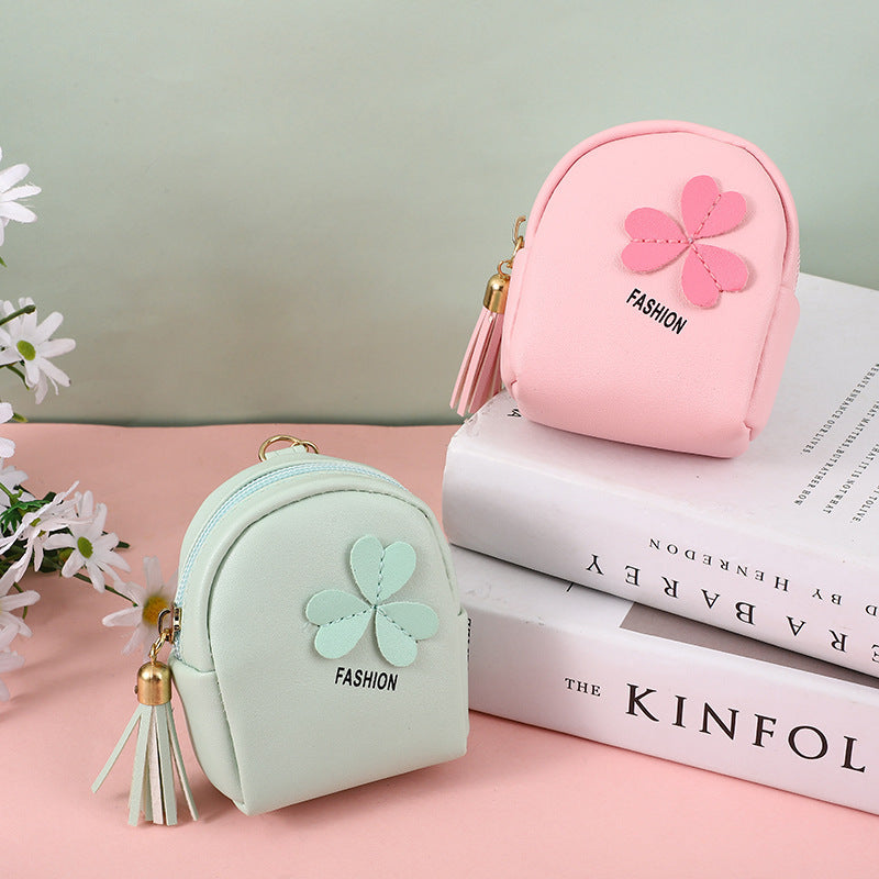 Unisex PU Leather Coin Purse Childlike Cute Style Icon