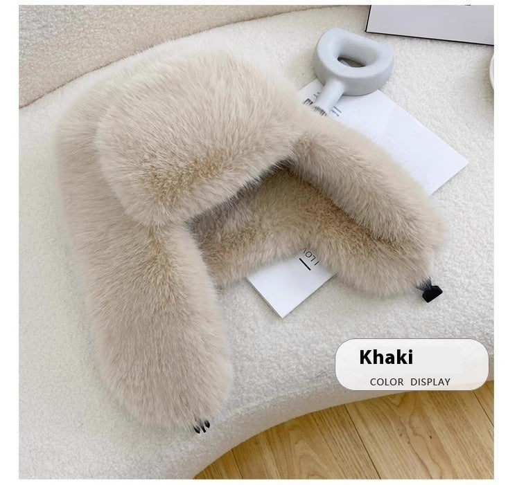 Full Fur Ushanka Thick Warm Wind-proof Cap