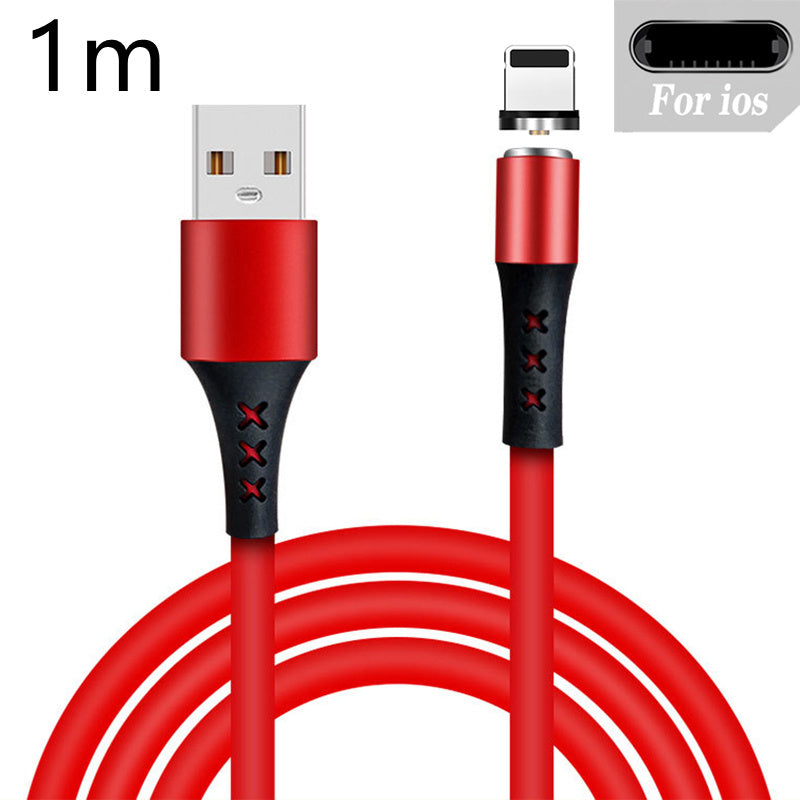 Silicone Fast Charging Mobile Phone Data Cable