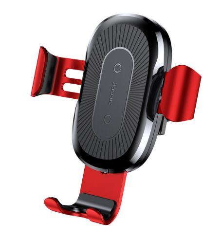 2-in-1 Gravity Wireless Car Charger Mount – 15W Qi Fast Charge Phone Holder for Vent/Dash/Windshield
