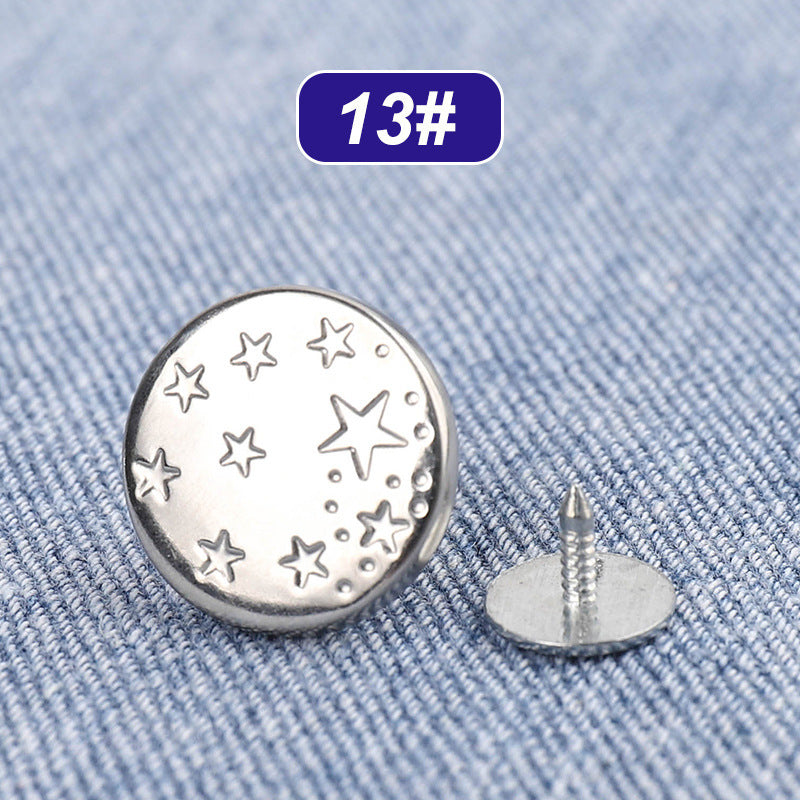 Adjustable Jeans Buttons – No-Sew Waist Adjustment Tool