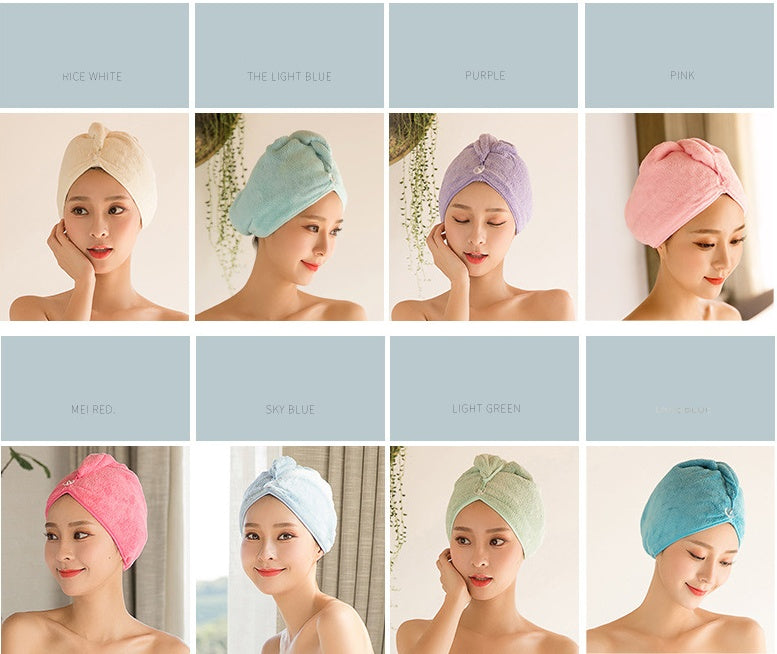 Women’s Hair Dryer Cap – Absorbent Hair Drying Towel