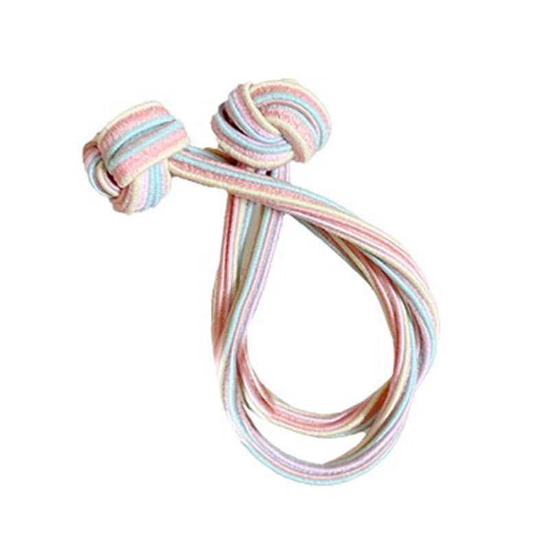 Head Rope Girls' Button High Elastic Color