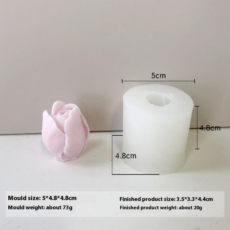 Flower Aromatherapy Candle Silicone Mold DIY