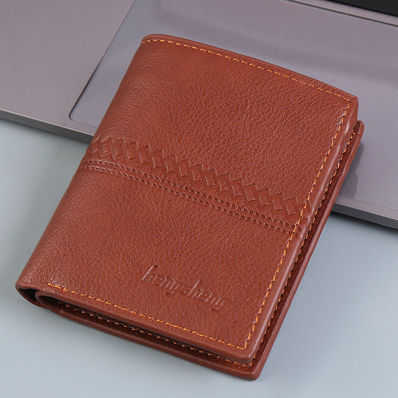 Men's Short Leather Wallet