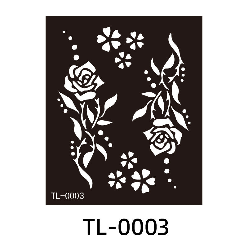 Hollow Tattoo Sticker Juice Inkjet Tattoo