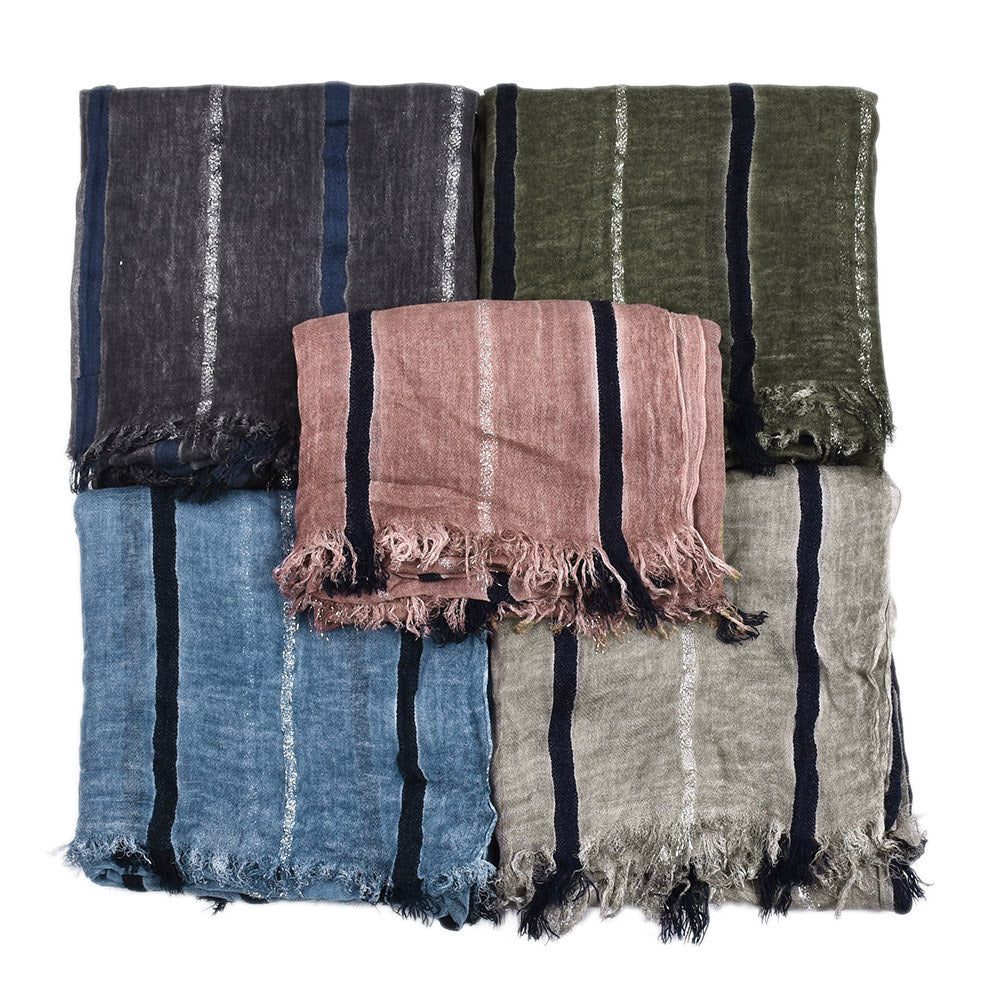Spring Viscose Scarf – Warm & Dustproof Dirty-Dye Design