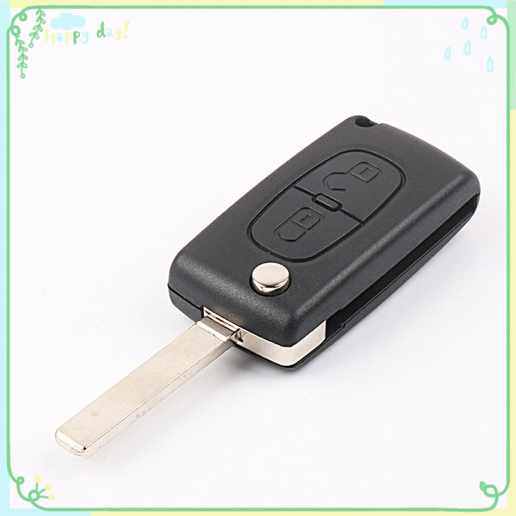Peugeot Citroen Folding Remote Key – 0523 Replacement Smart Car Key