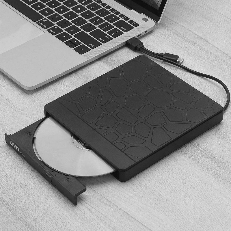 5-in-1 Multi-function External Optical Drive – Notebook Recording & Playback