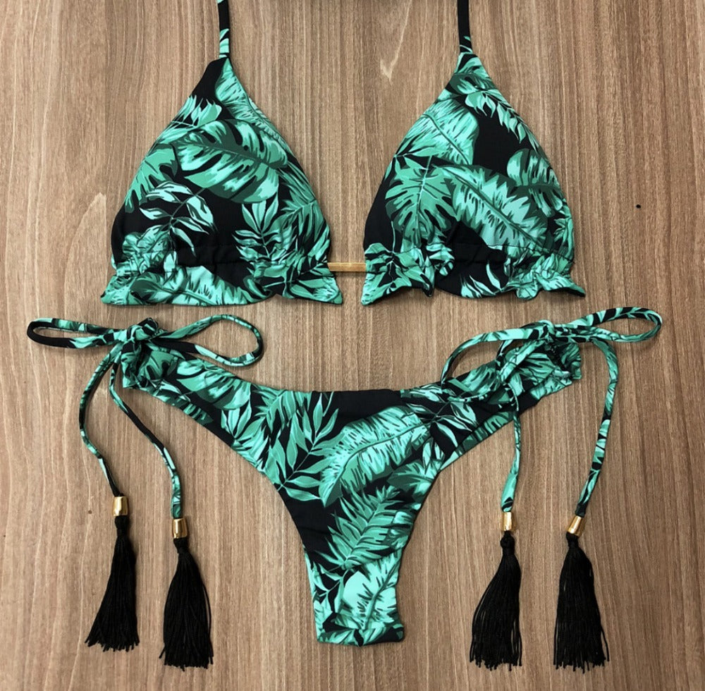 Women's Underwire Bikini Set – Padded Nylon Swimwear