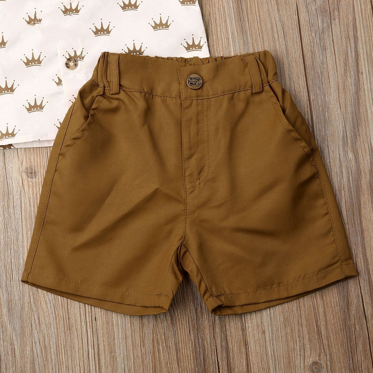 Boys Summer T Shirt and Shorts Set Regular Fit Cotton Blend