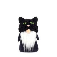 C black cat faceless doll